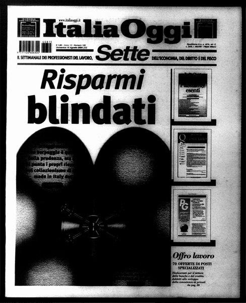 Italia oggi : quotidiano di economia finanza e politica